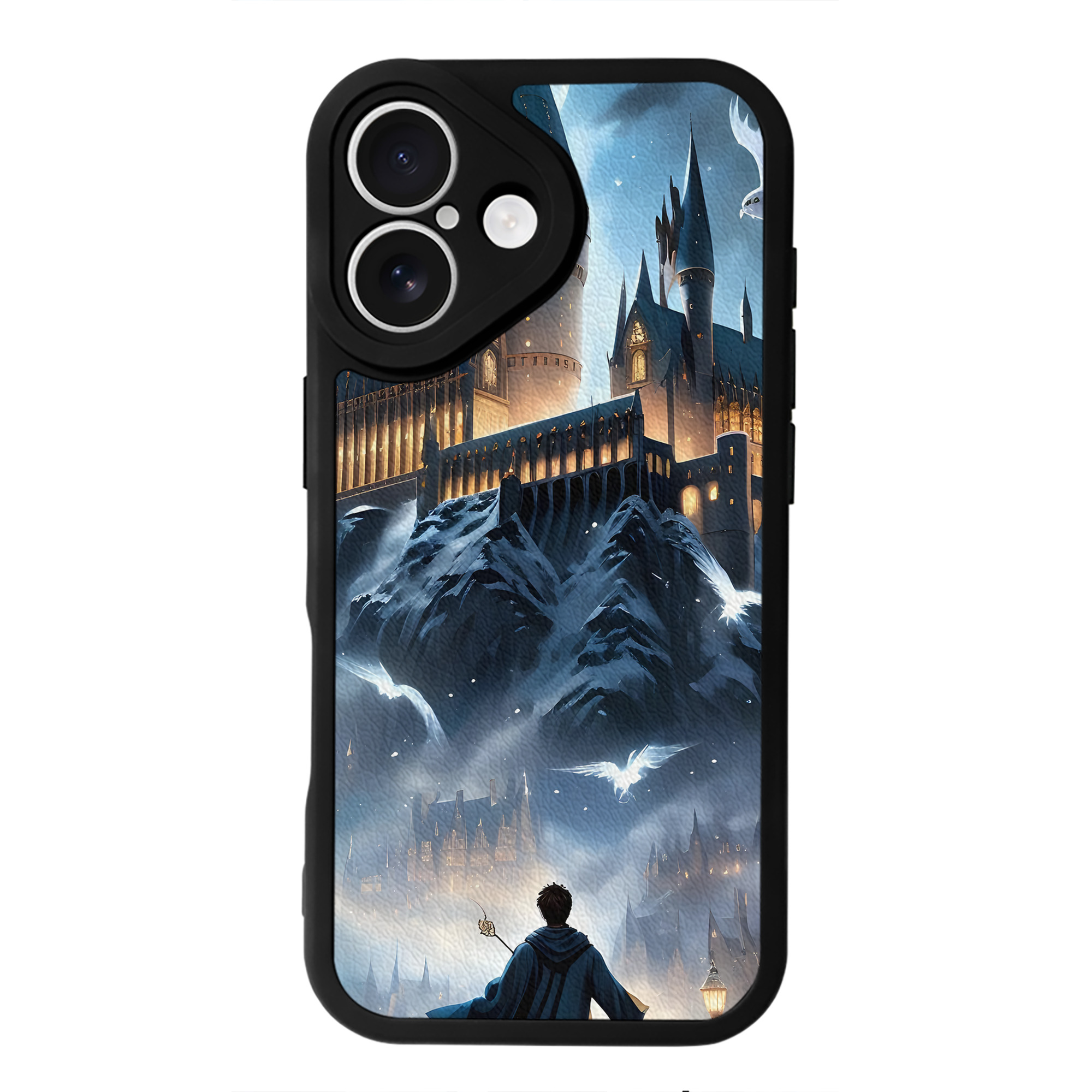 （画像用） Harry Potter ハリー・ポッターシリーズ 【iPhone 16シリーズ対応】シリコンスマホケース（レザー調） 材質：シリコン